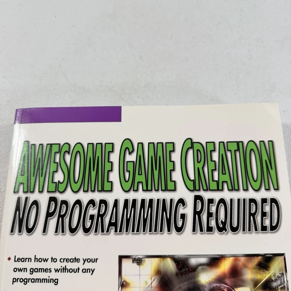 Awesome Game Creation: No Programming Required W/ CD Luke Ahearn‎ 2000 NEW